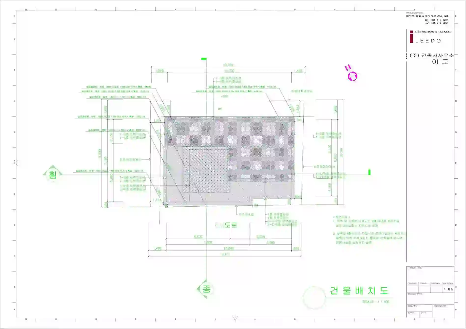 파장동 525-8 배치도 이미지